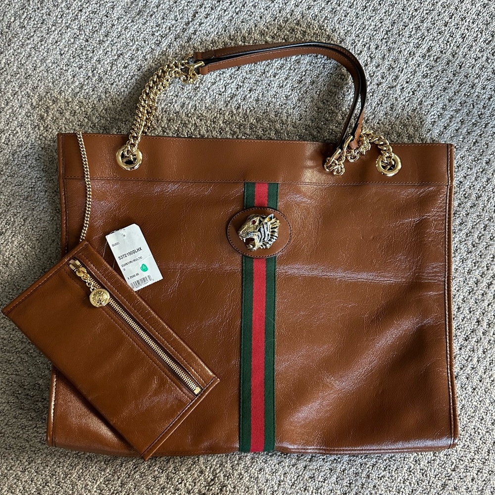 Gucci Web Rajah Large Tote Bag